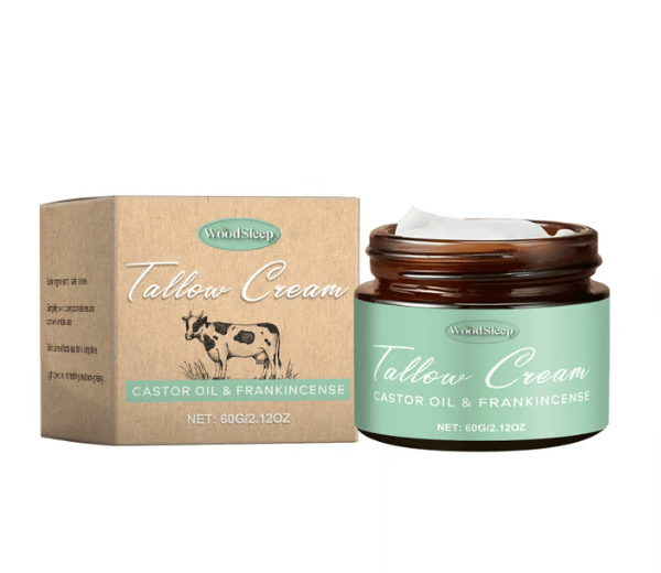 🎁Organic Whipped Tallow Balm with Castor Oil & Frankincense for Natural Skincare & Moisturizing⏰Last Day 50% Off