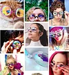 Kaleidoscope Goggle Rainbow Prism Sunglasses Lightweight Glasses for Rave Party Festival Decoration Favors