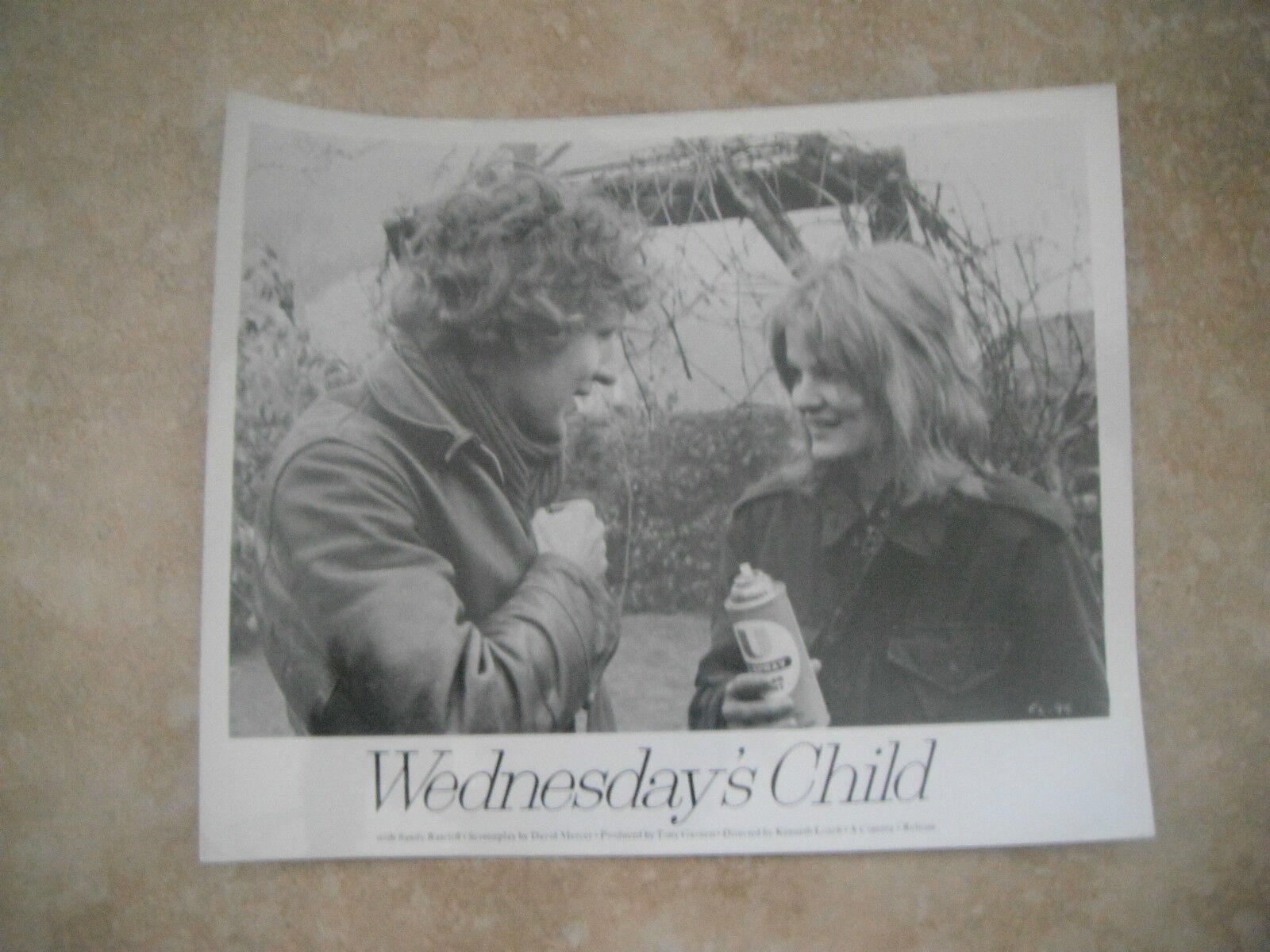 Wednesday's Child Family Life 1971 B&W 8x10 Promo Photo Poster painting Original