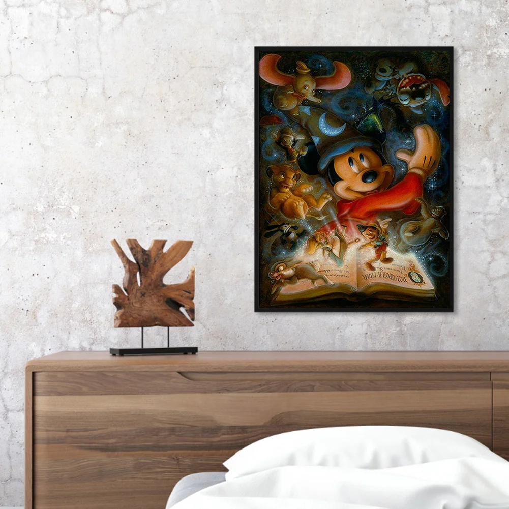 Cartoon Mouse Book - Paint By Number(40*50cm)