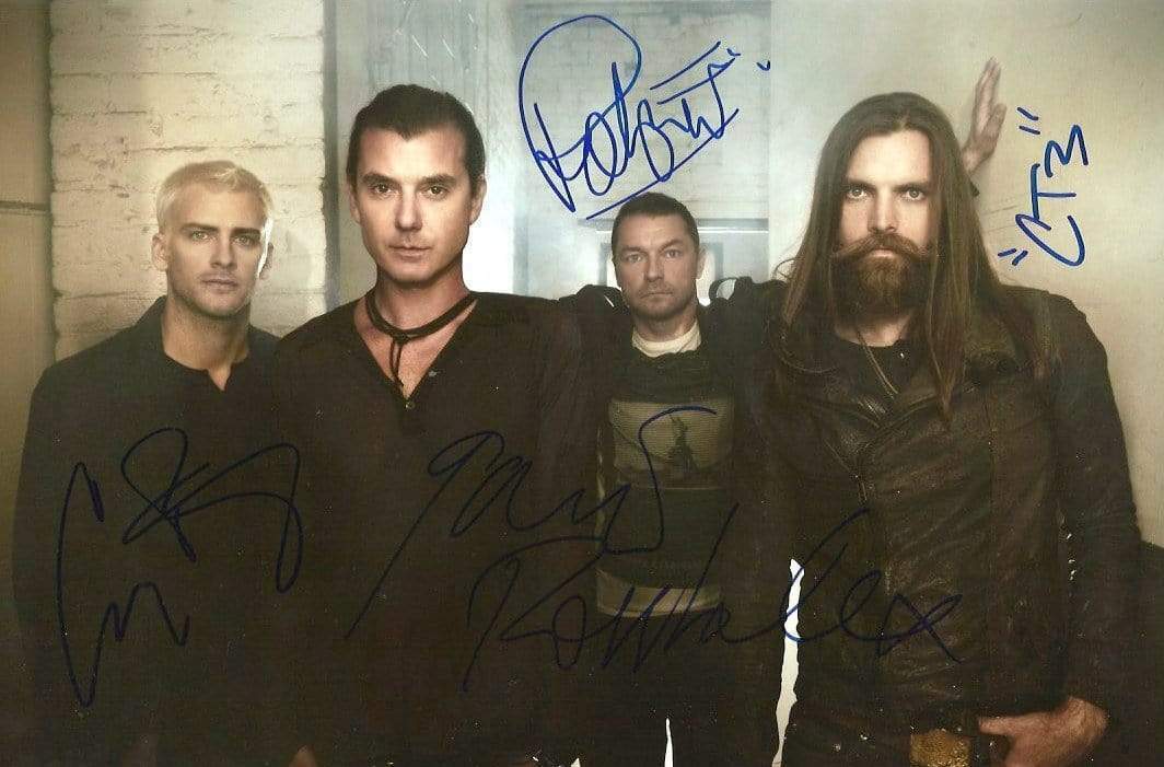 Bush TOP ALTERNATIVE ROCK autographs, In-Person signed Photo Poster painting