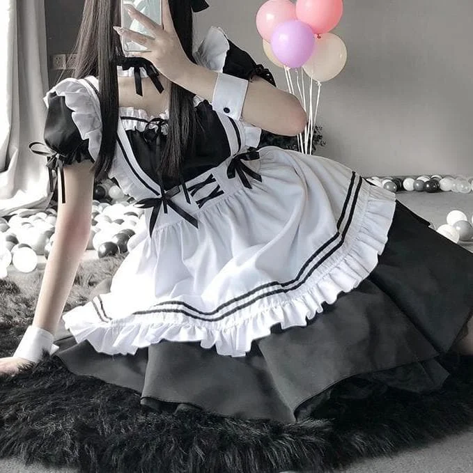 Kawaii Lolita Maid Outfit Cute Maid Dress SP201