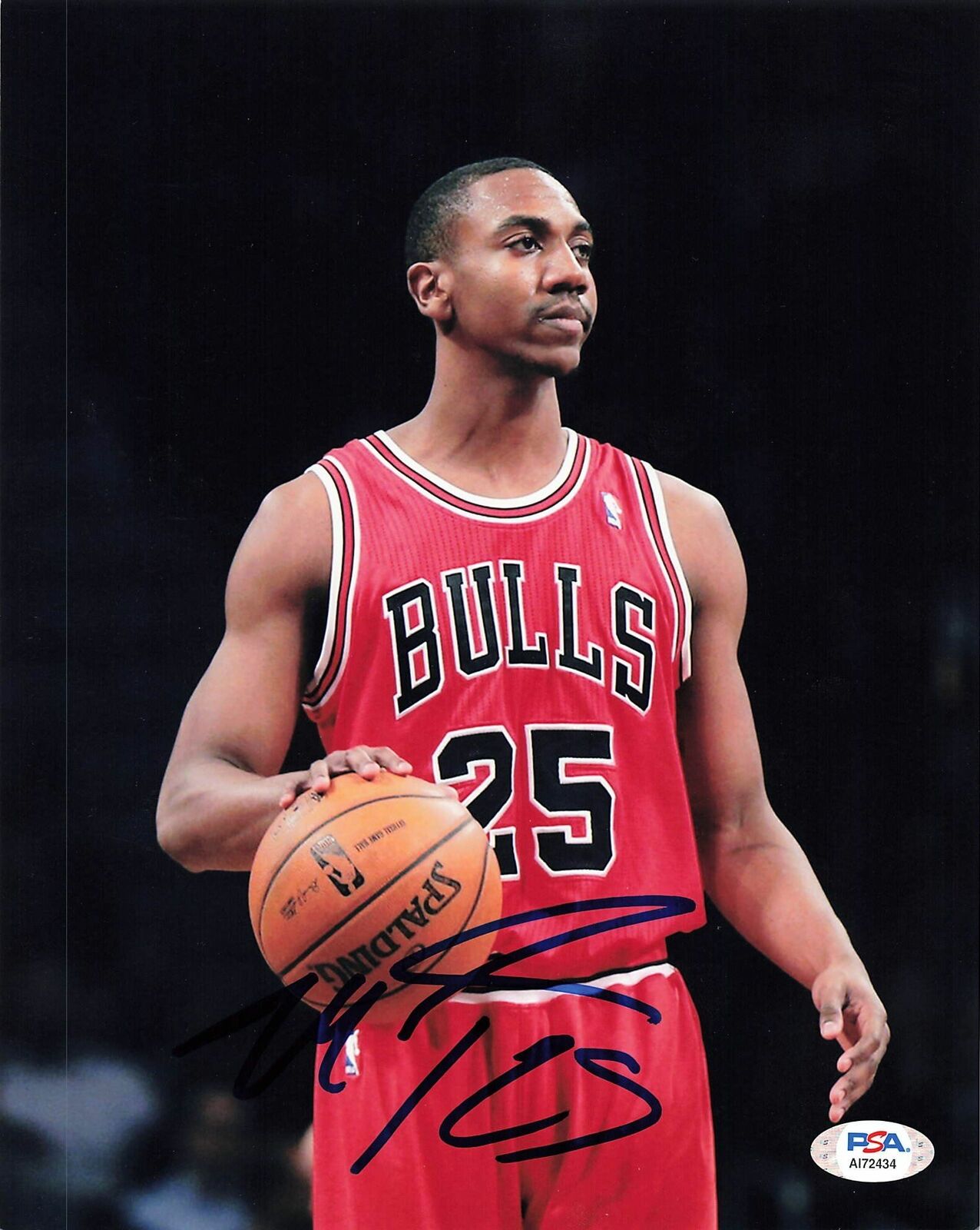 MARQUIS TEAGUE signed 8x10 Photo Poster painting PSA/DNA Chicago Bulls Autographed