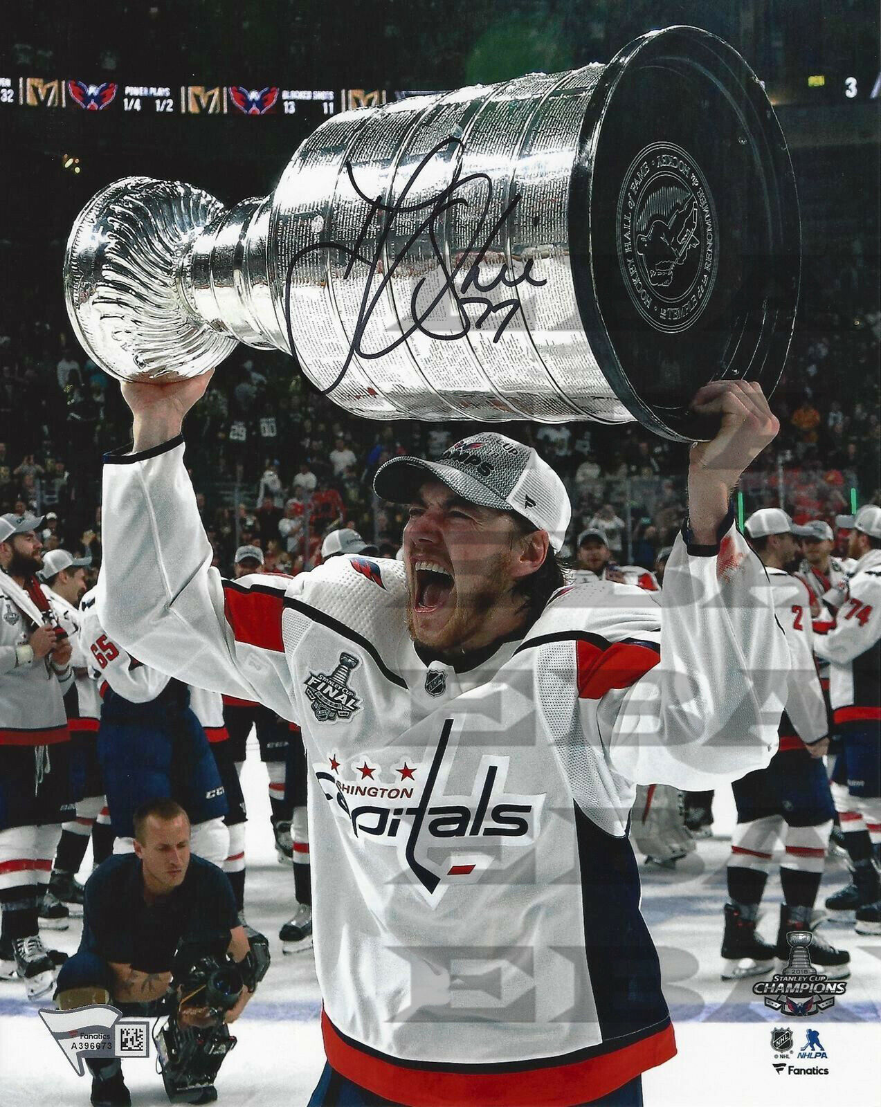 T.J. Oshie Signed Capitals Raising Stanley Signed Autographed 8x10 Photo Poster painting Reprint