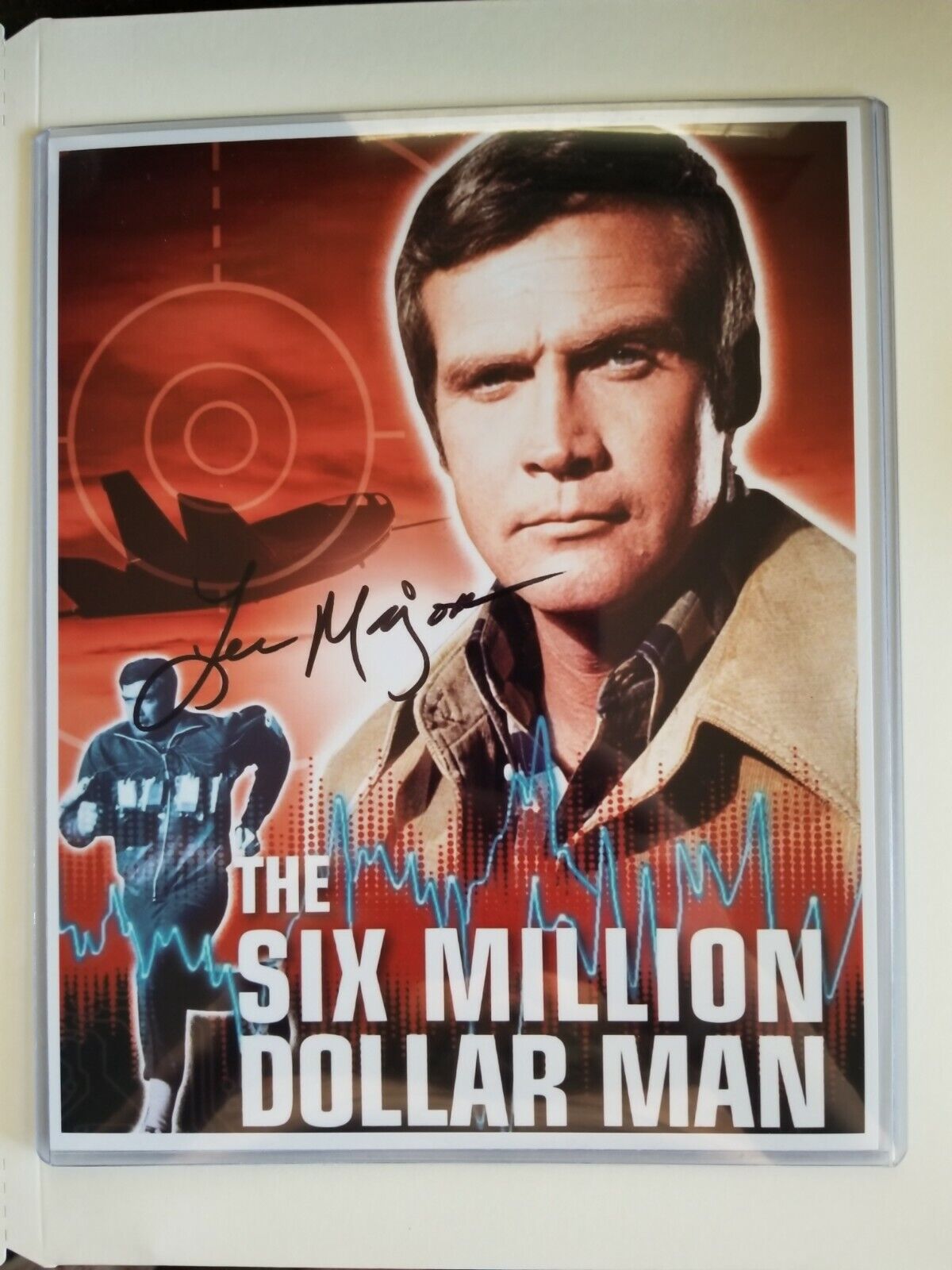 The Six Million Dollar Man Signed 8x10 Photo Poster painting RP -  Shipping!!