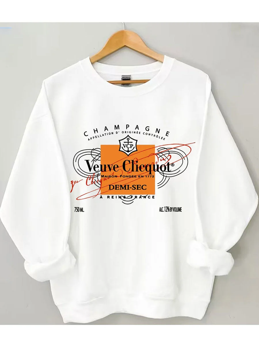 Veuve Clicquot Champagne Sweatshirt - Goldenbar