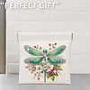 Diamond Painting Dragonfly and Flower PU Storage Bag Coin Purse
