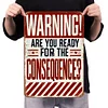 Warning - Vintage Metal Signs(12*16Inch) - Warning