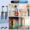 [US Local Warehouse] 48-60 Inch Drywall Stilts Adjustable Heights Painters Walking Finishing Tools