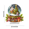 DIY Christmas Crystal Ball Acrylic Diamond Painting Desktop Ornaments