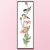 Bird Flower - 9CT Partial Beaded Cross Stitch Kit(16x53cm)