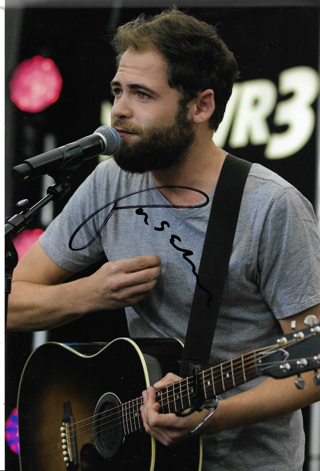 Passenger signed 8x12 inch Photo Poster painting autograph