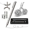 Changeable Magnet Pen Magnetic Pen Fidget Pen Multifunctional Decompression Toy Suspended Metal Pen Fingertip Toy Gift