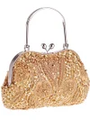 Women's Evening Bag PU Leather Beading Embroidery Glitter Shine Party Bag