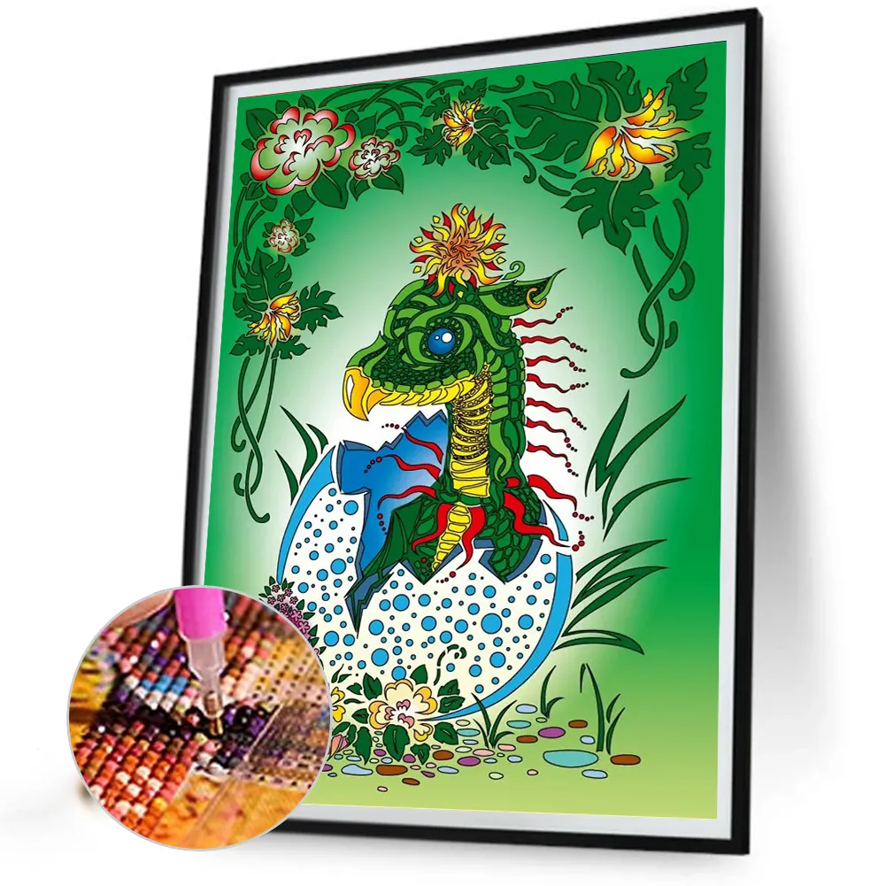 Full Round Diamond Painting 30*40cm - Dragon