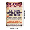 Blues - Vintage Metal Signs - 20*30cm/30*40cm - Music