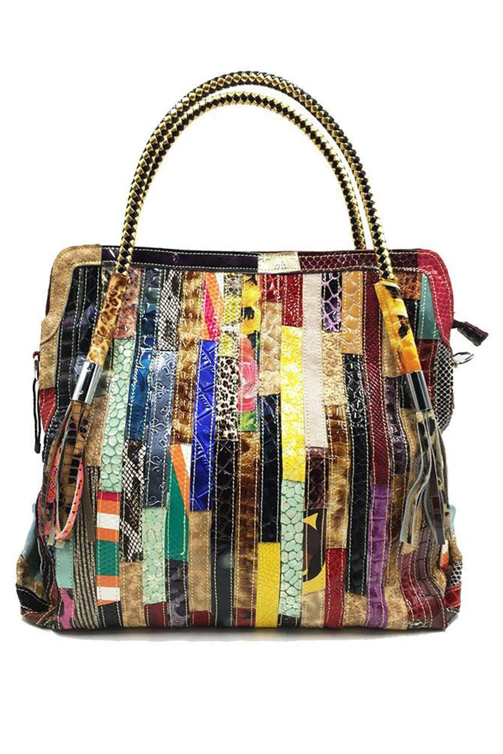 Lady's Fashion Western Style Colorful Handbag