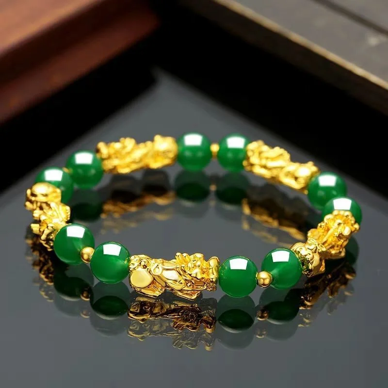 New product special price $29.99-Vietnamese Sand Gold Auspicious Pixiu Bracelet Unisex