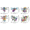 6Pcs Diamond Painting Dragonfly Fridge Magnet for DIY Art Crafts