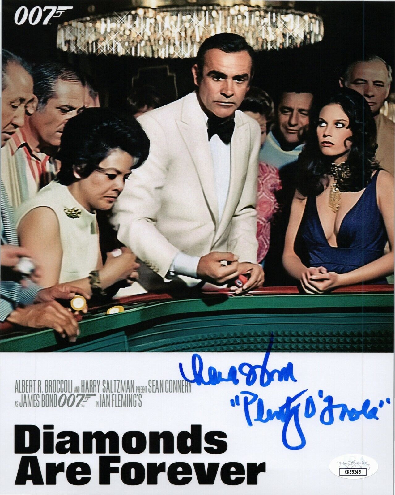 LANA WOOD Authentic Signed JAMES BOND ~Diamonds Are Forever