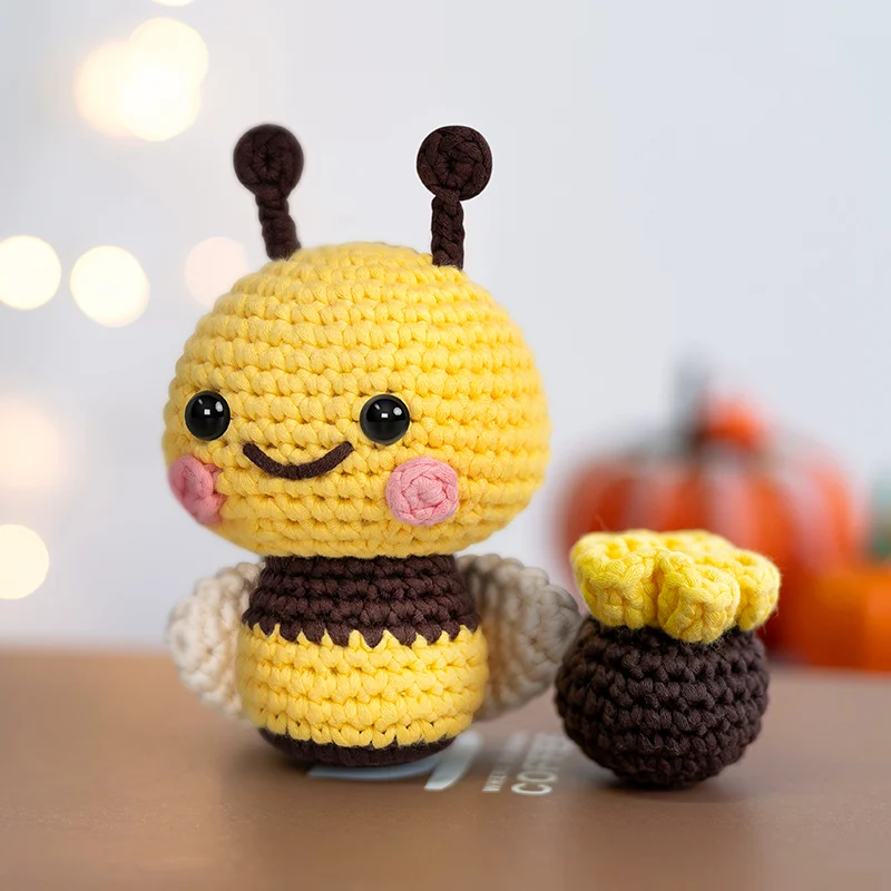 MEWAII® Crochet Bee Crochet Kit pour les débutants AVEC Easy Peasy Yarn