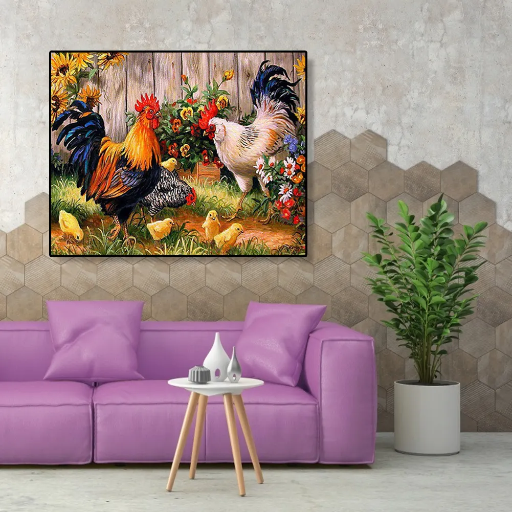 Chicken - Paint By Number(40*50cm)