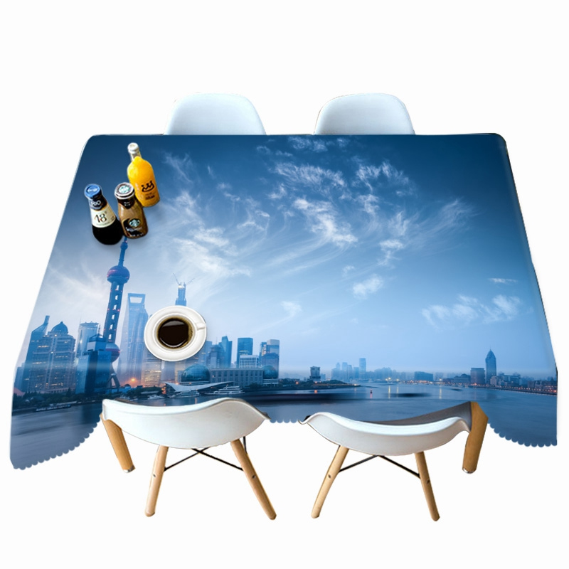 

Seascape City - 3D Tablecloth, 140*210cm, 501 Original