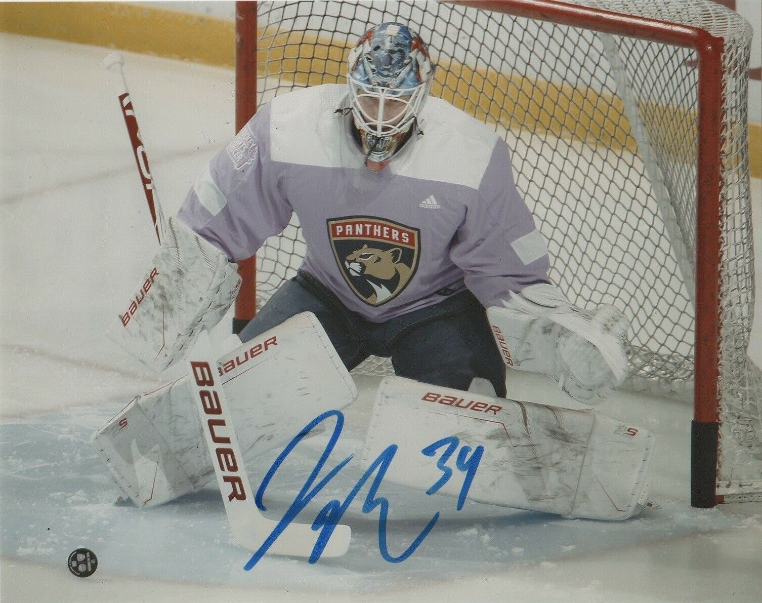 Florida Panthers James Reimer Signed Autographed 8x10 Photo Poster painting COA #7