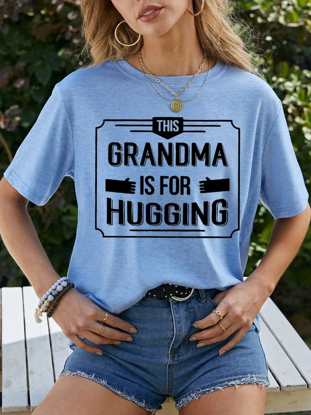 Grandma Is For Hugging Women's Shirts & Tops socialshop