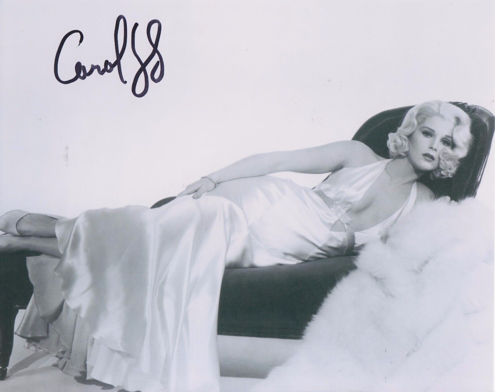 Carol Lynley (RIP 1942-2019) Harlow Original Autographed 8X10 Photo Poster painting #2