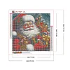 Weihnachtsmann - Rundbohrer Diamantmalerei - 40*40cm