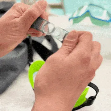 TibaToes&trade; Clip-On Swim Goggles