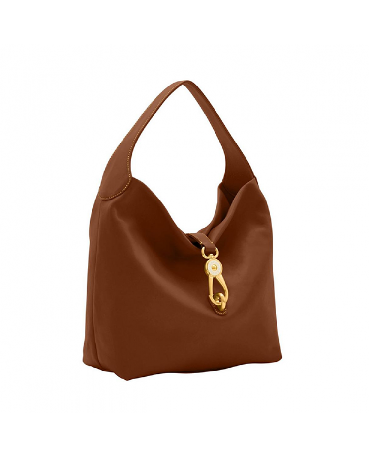 Pebble Leather Logo Lock Hobo(Buy 2 Free Shipping)
