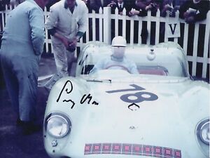Stirling Moss Hand Signed 8x6 Photo Poster painting - F1 Autograph.