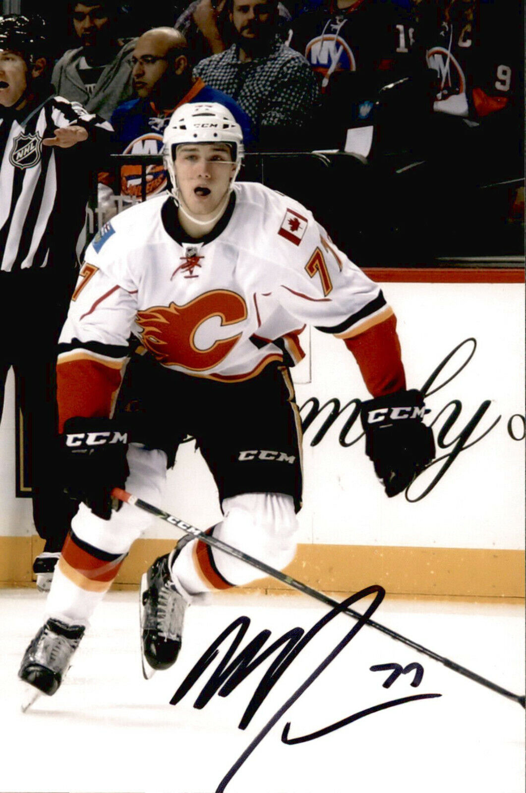 Mark Jankowski SIGNED autographed 4x6 Photo Poster painting CALGARY FLAMES #13