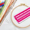 Cross Stitch Row Line Tools 50 Position Embroidery Floss Thread Organizer