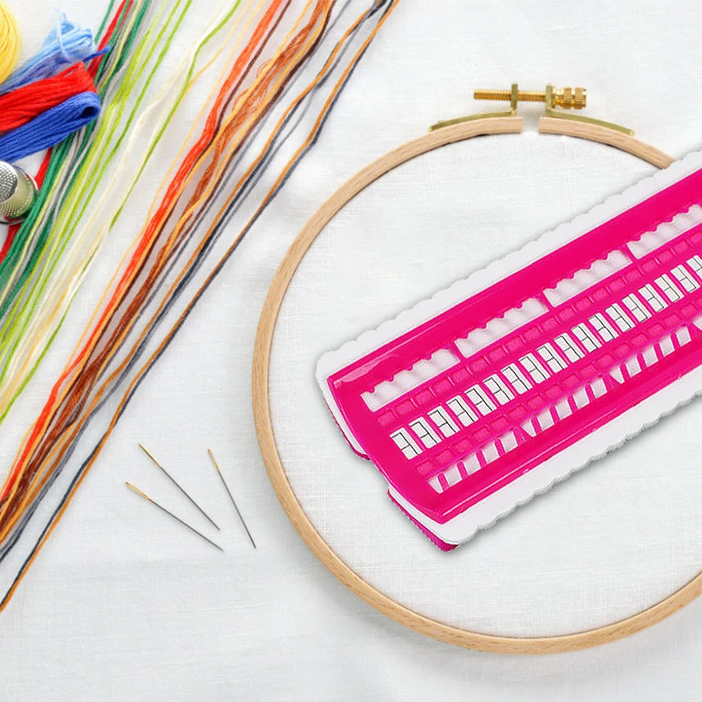 Cross Stitch Row Line Tools 50 Position Embroidery Floss Thread Organizer(27.5*11cm)