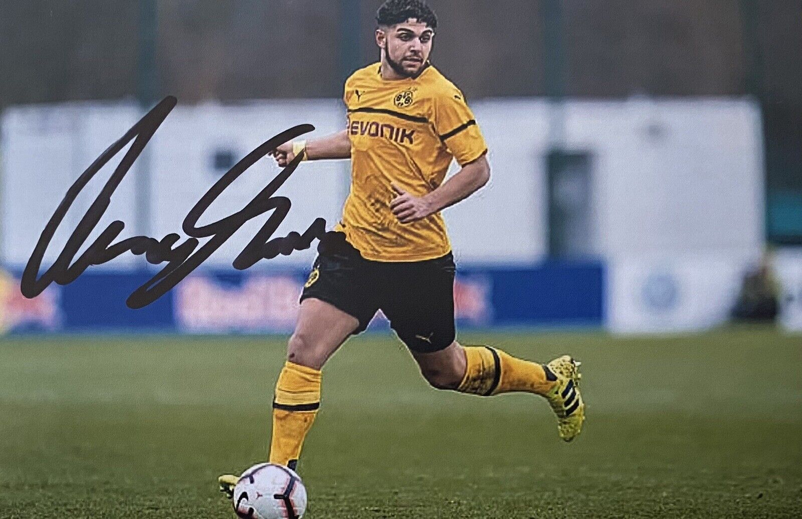 Reda Khadra Genuine Hand Signed Borussia Dortmund 6X4 Photo Poster painting, See Proof