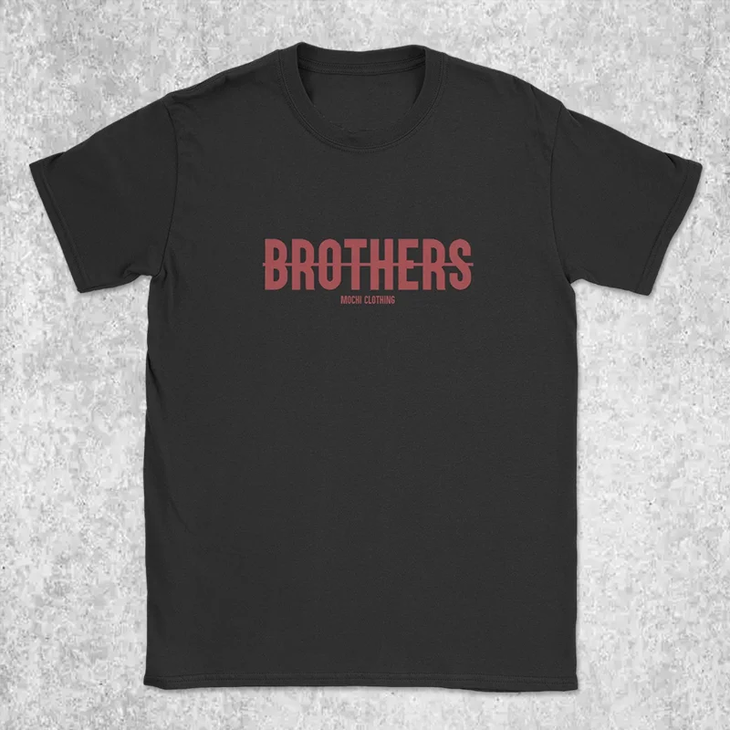 BROTHERS PRINTED SHORT SLEEVE T-SHIRT