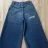 Hyhis Retro Hip Hop Goth Pattern Baggy Jeans Y2k Harajuku Black Pants Men Women High Waist Wide Leg Trousers Casual Streetwear