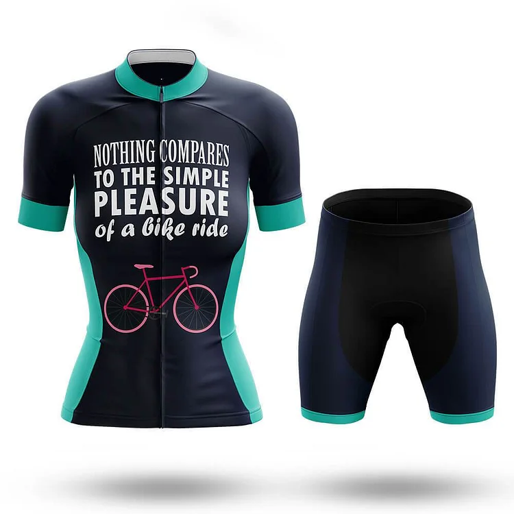 Simple Pleasure Women's Short Sleeve Cycling Kit