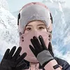 🥰Bonnet chaud coupe-vent pour femme avec masque facial