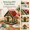 DIY Wooden House Diamond Art Painting Kit for Adults Home (Christmas Cottage)