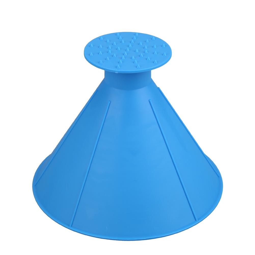 

Cone Shaped Scrape Windshield Ice Scraper Funnel Remover, Blue, 501 Original