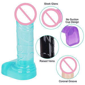 Colorful Small Dildo Silicone Penis For Adults