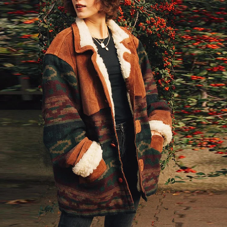 Vintage Striper Women's Cotton Jacket