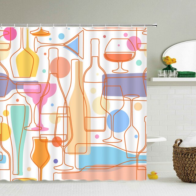

Shower Curtain – Pink love Romance Girl-180*180cm, 501 Original