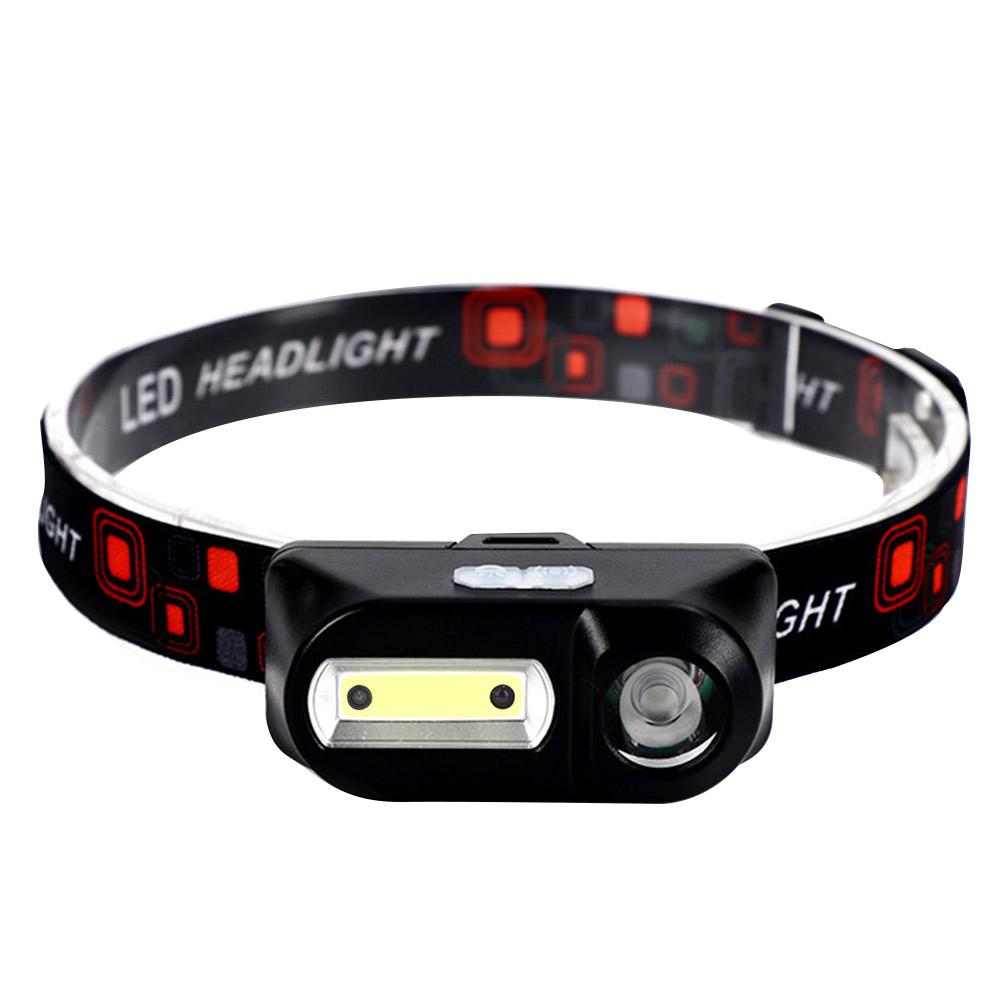 

XPE+COB LED Headlight 6 Modes USB Rechargeable Wave Sensor Flashlight Torch, 501 Original