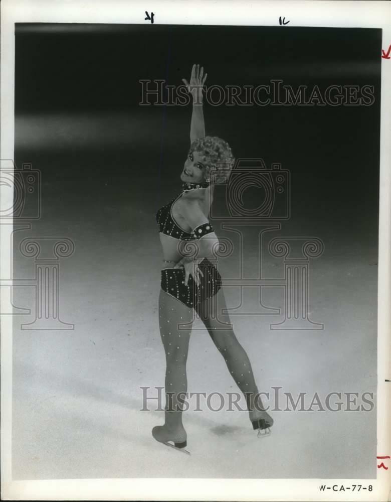 Press Photo Poster painting Ann-Margaret Frei, Ice Capades Ice Skater in A Pinball Odyssey