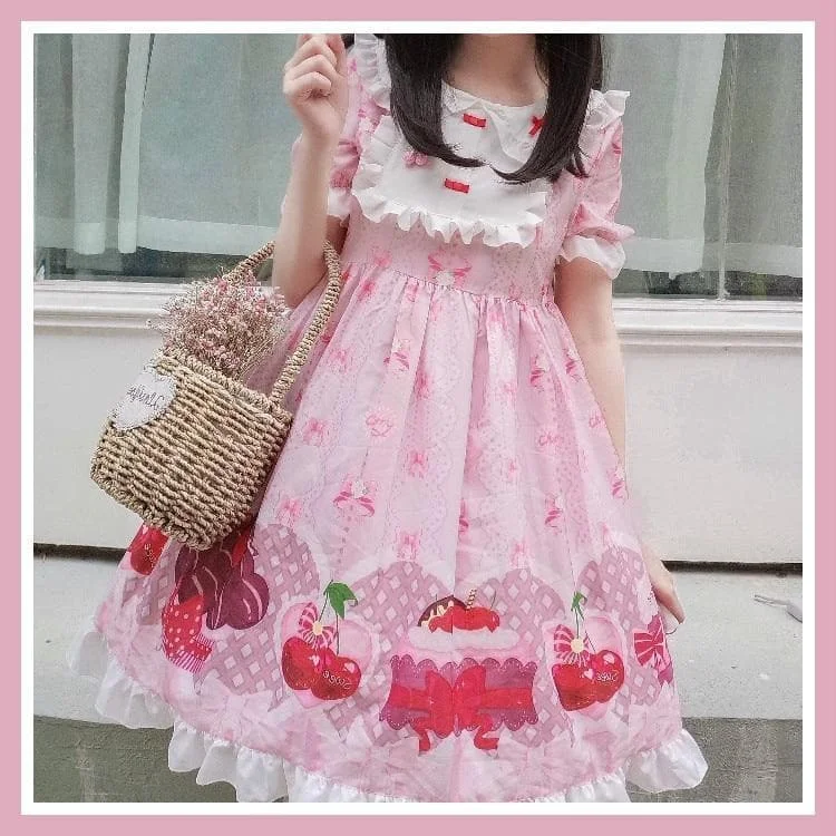 Cherry Cake Kawaii Japanese Lolita Dress SP16640